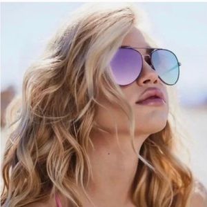 - Quay Lickety Split Aviator Sunglasses